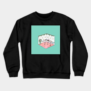 Cafe lofi Art Crewneck Sweatshirt